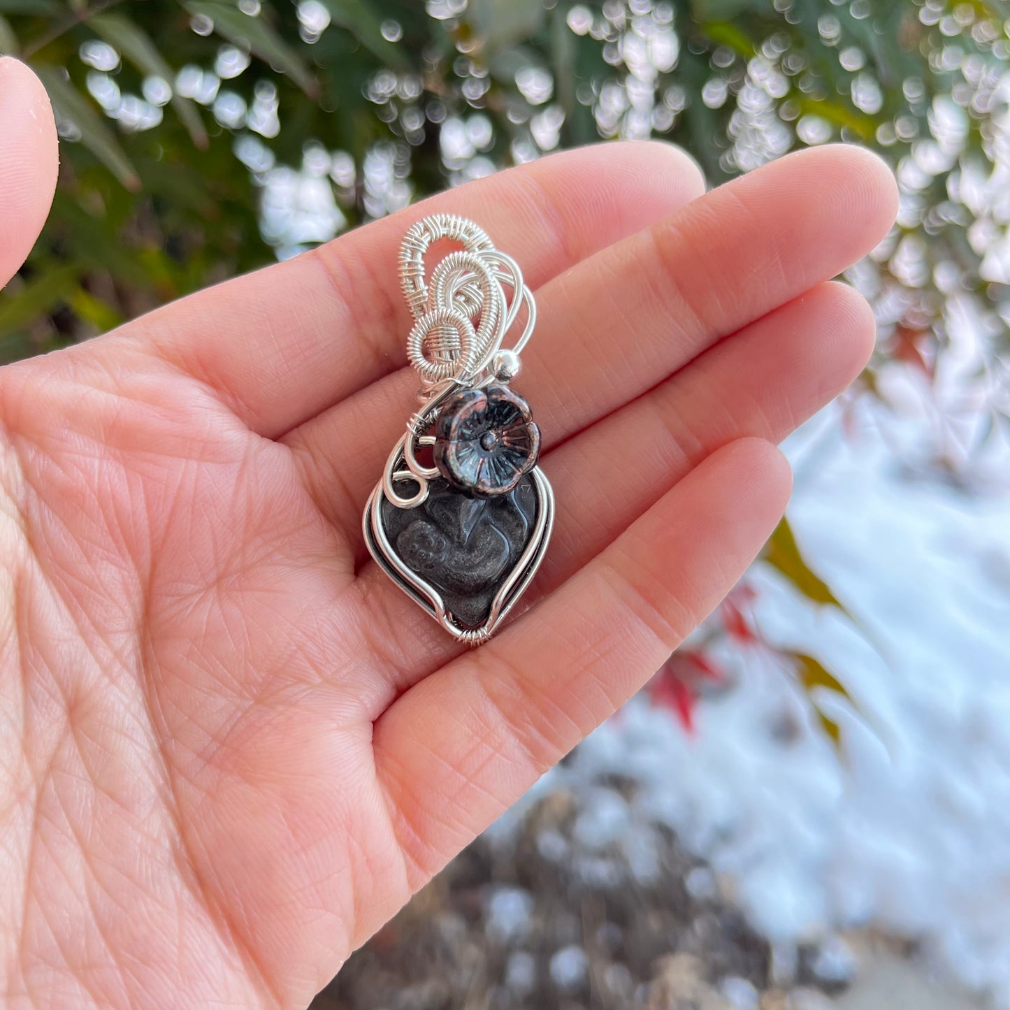 Silver Fox Pendant
