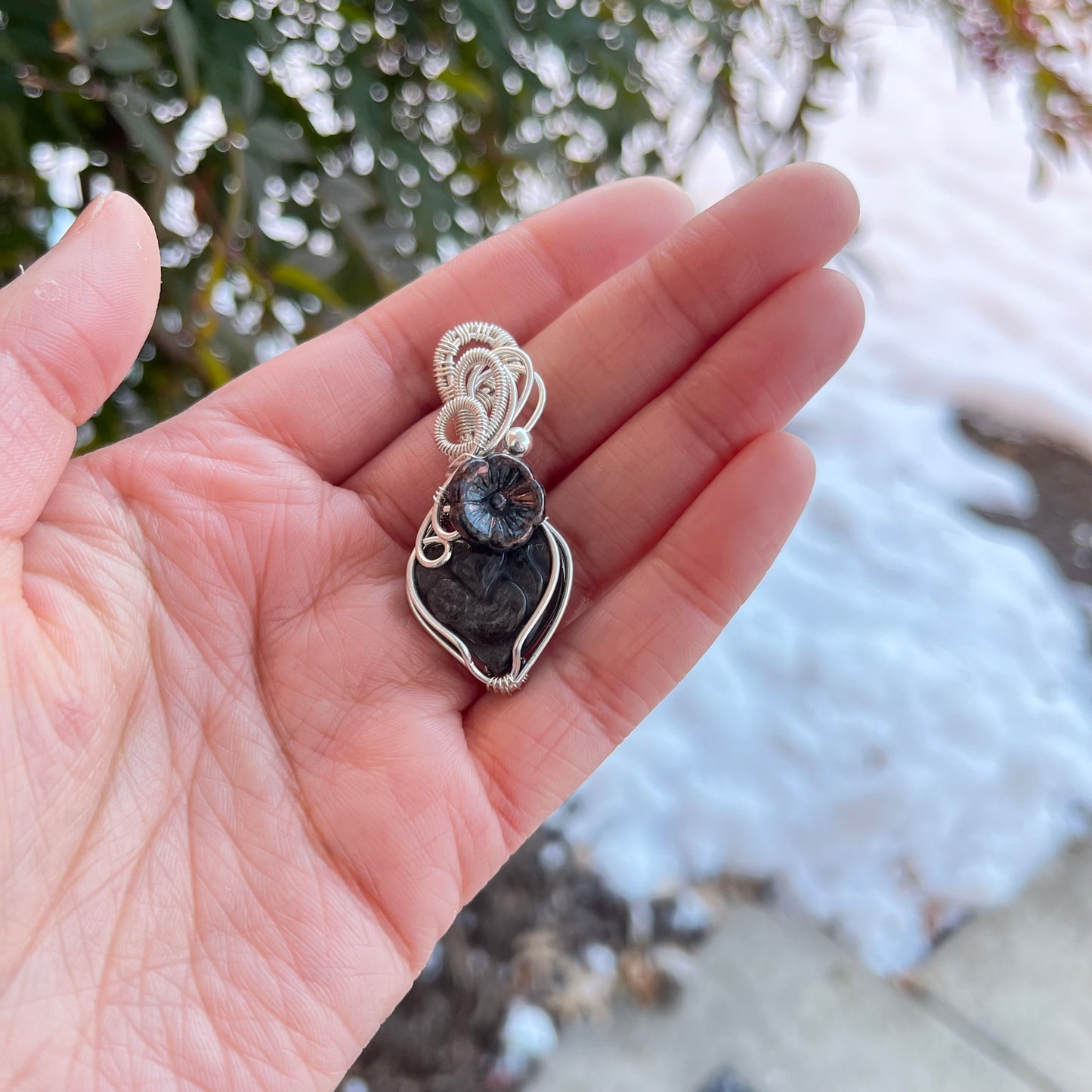 Silver Fox Pendant