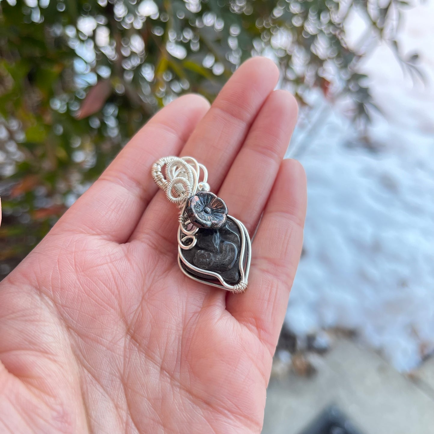 Silver Fox Pendant