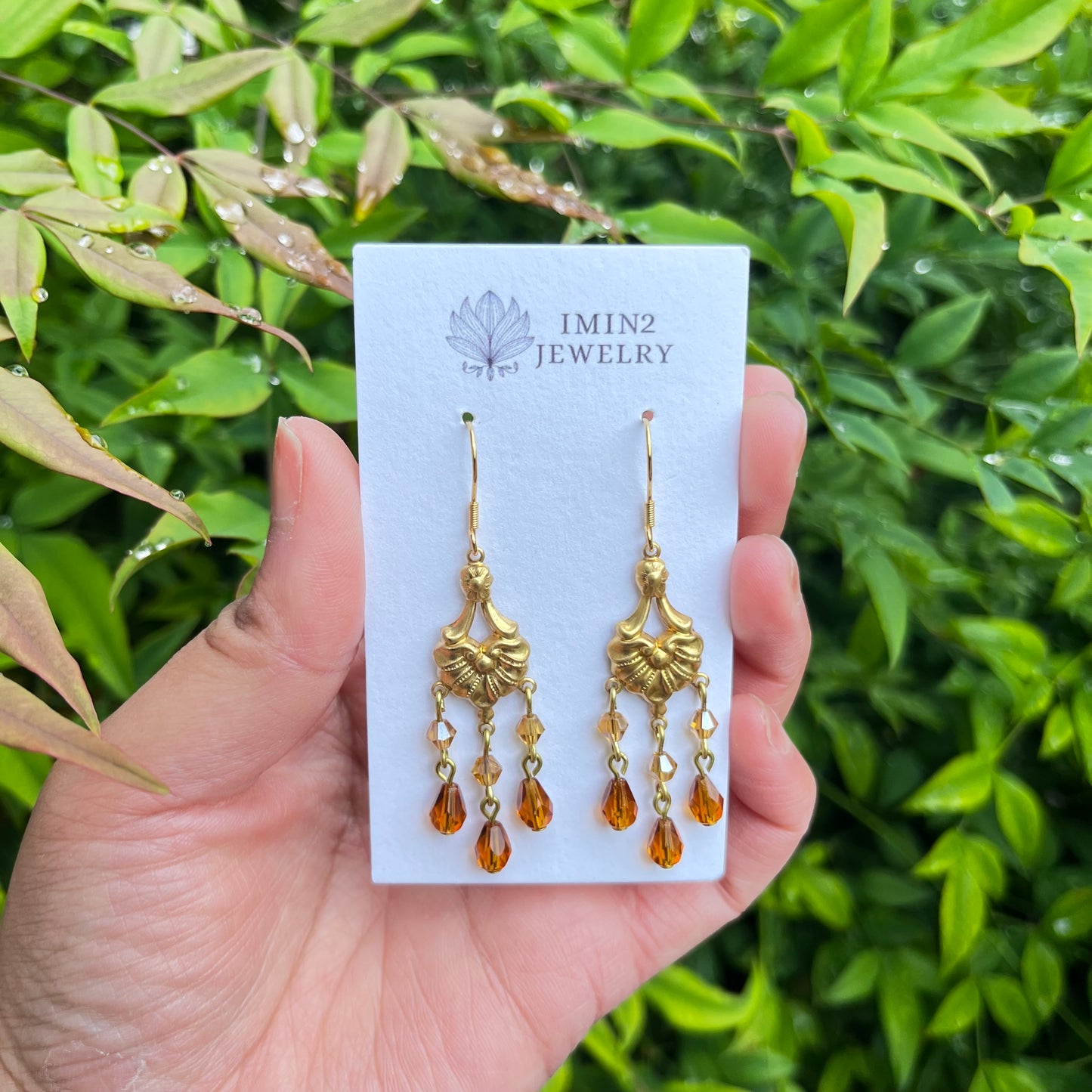 Victorian Topaz Earrimgs