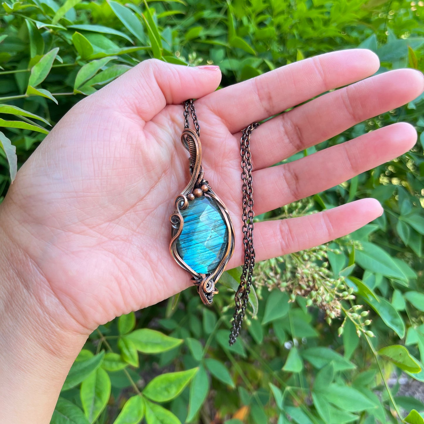 Labradorite Copper Necklace