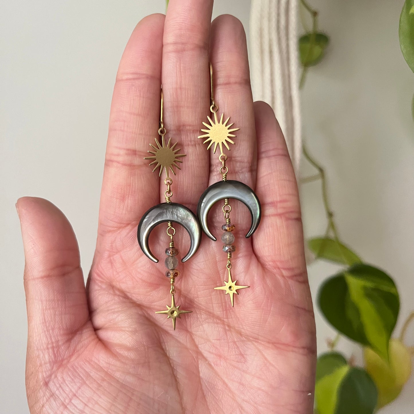 Dark Moon Earrings